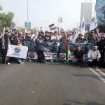 Aksi bela Palestina IWO Indonesia, di Depan Gedung Isamic Center Bekasi