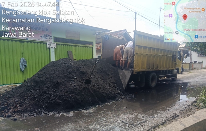 Caption : Dugaan Pengarugan Kontrakan Menggunakan Limbah B3