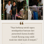 Kondisi rumah Kanang dan istrinya, Rohanah, sangat memprihatinkan dan tidak layak huni, warga Dusun Tegalasem RT 015/RW 06, Desa Kertasari, Kecamatan Rengasdengklok, Kabupaten Karawang.