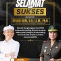 Caption : Bupati Purwakarta Saepul Bahri Bimzein bersama Kepala Kejaksaan Negeri Purwakarta, Apsari Dewi, dalam poster resmi ucapan selamat atas diperolehnya penghargaan Outstanding Prosecutorial Leader in Public Accountability pada ajang CNN Indonesia Leading Women Awards 2026.