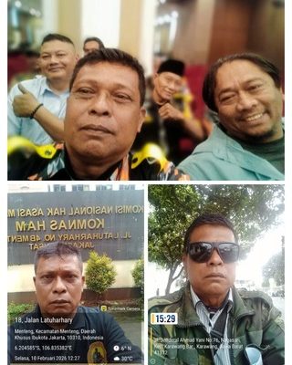 Caption : Kolase foto Atin Supriatin, tokoh masyarakat Desa Kedungjeruk, Kecamatan Cibuaya, Kabupaten Karawang, yang dikenal aktif dalam kegiatan sosial dan pendampingan warga. Selain berperan sebagai tokoh masyarakat, Atin juga terlibat dalam bidang investigasi di bawah naungan LSM GMBI Kabupaten Karawang dan kerap turun langsung membantu menyampaikan aspirasi masyarakat kepada pihak terkait. Caption : Kolase foto Atin Supriatin, tokoh masyarakat Desa Kedungjeruk, Kecamatan Cibuaya, Kabupaten Karawang, yang dikenal aktif dalam kegiatan sosial dan pendampingan warga. Selain berperan sebagai tokoh masyarakat, Atin juga terlibat dalam bidang investigasi di bawah naungan LSM GMBI Kabupaten Karawang dan kerap turun langsung membantu menyampaikan aspirasi masyarakat kepada pihak terkait.