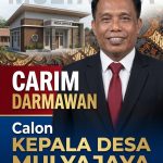 Caption : Tokoh masyarakat Carim Darmawan menyatakan kesiapannya maju sebagai Calon Kepala Desa Mulyajaya, Kecamatan Kutawaluya, Kabupaten Karawang, dengan mengusung slogan “Siap Melayani, Pilih Pemimpin Berintegritas.”