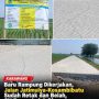 Caption: Sejumlah bagian permukaan Jalan Jatimulya–Kosambibatu, Kecamatan Pedes, Karawang, terlihat mengalami retakan meski pekerjaan masih dalam masa pelaksanaan. Papan proyek mencantumkan CV Buana Indah sebagai kontraktor pelaksana dengan nilai kontrak Rp189,187 juta.