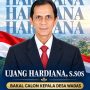 Caption: Ujang Hardiana, S.Sos., bakal calon Kepala Desa Wadas, Kecamatan Telukjambe Timur, Kabupaten Karawang, mengusung tagline “Wadas Bersatu untuk Maju” dalam pencalonan Pilkades Wadas periode 2026–2034.