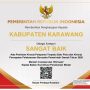 Caption: Pemerintah Republik Indonesia memberikan penghargaan kategori Sangat Baik kepada Kabupaten Karawang atas penilaian kinerja Pelayanan Terpadu Satu Pintu (PTSP) dan kinerja percepatan pelaksanaan berusaha pemerintah daerah tahun 2026. Penghargaan tersebut diberikan oleh Menteri Investasi dan Hilirisasi/Kepala BKPM RI, Rosan Perkasa Roeslani.